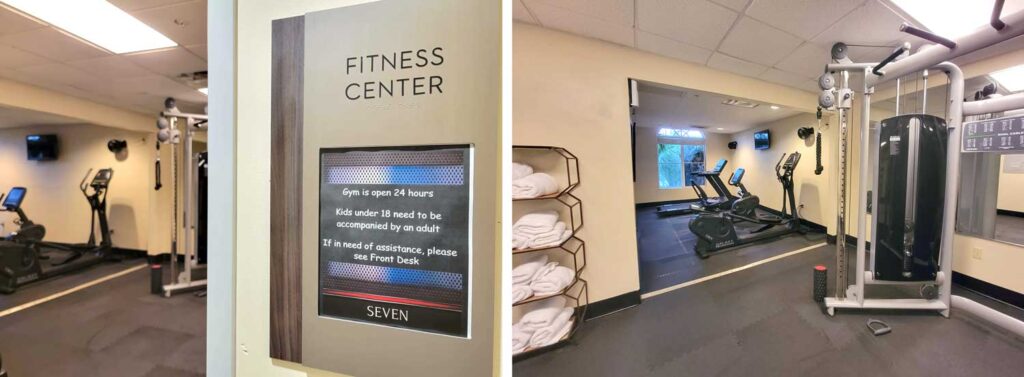 Hotel fitness center